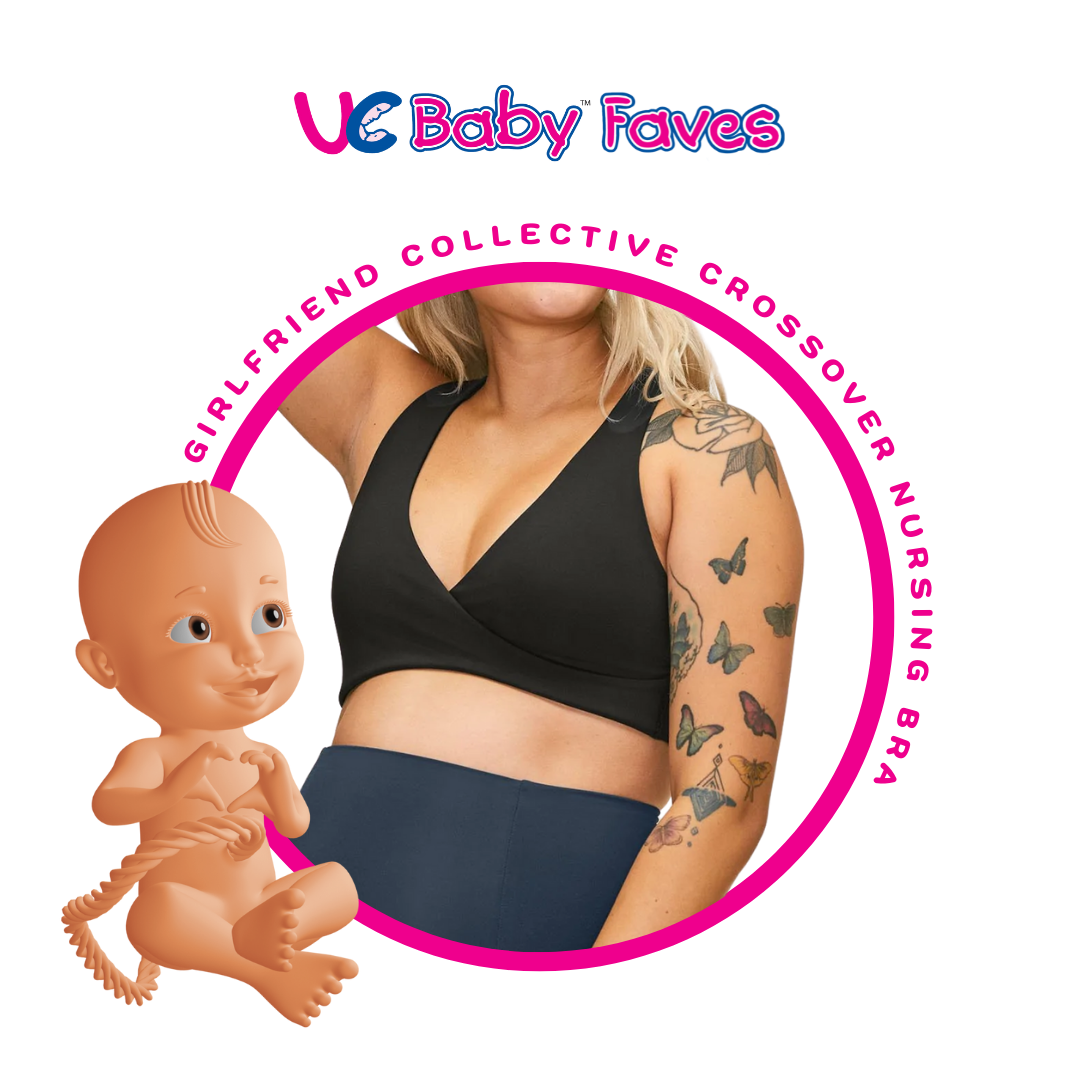 UC Baby Faves - Girlfriend Collective Crossover Nursing Bra - UC Baby